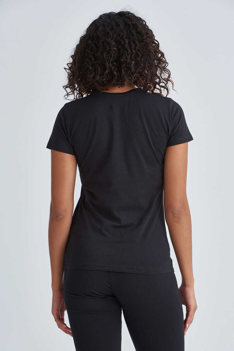 Love Moschino Bisiklet Yaka Kadın T-Shirt - 3