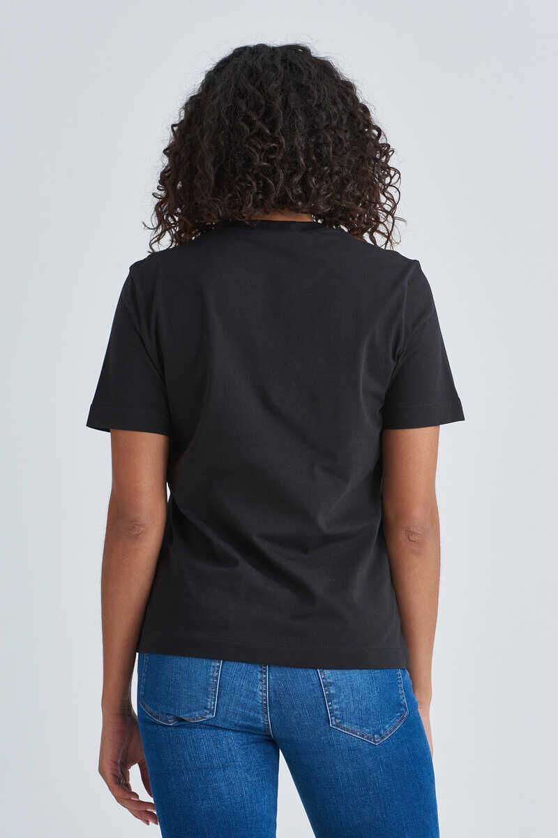 Love Moschino Kadın Basklı T-Shirt - 4