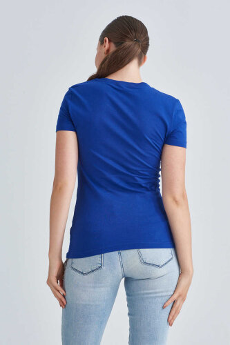 Love Moschino Kadın Bisiklet Yaka T-Shirt - 4