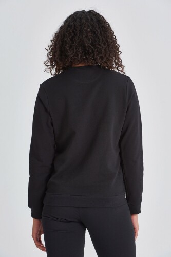 Love Moschino Kadın Kalp Logolu Sweatshirt - 8