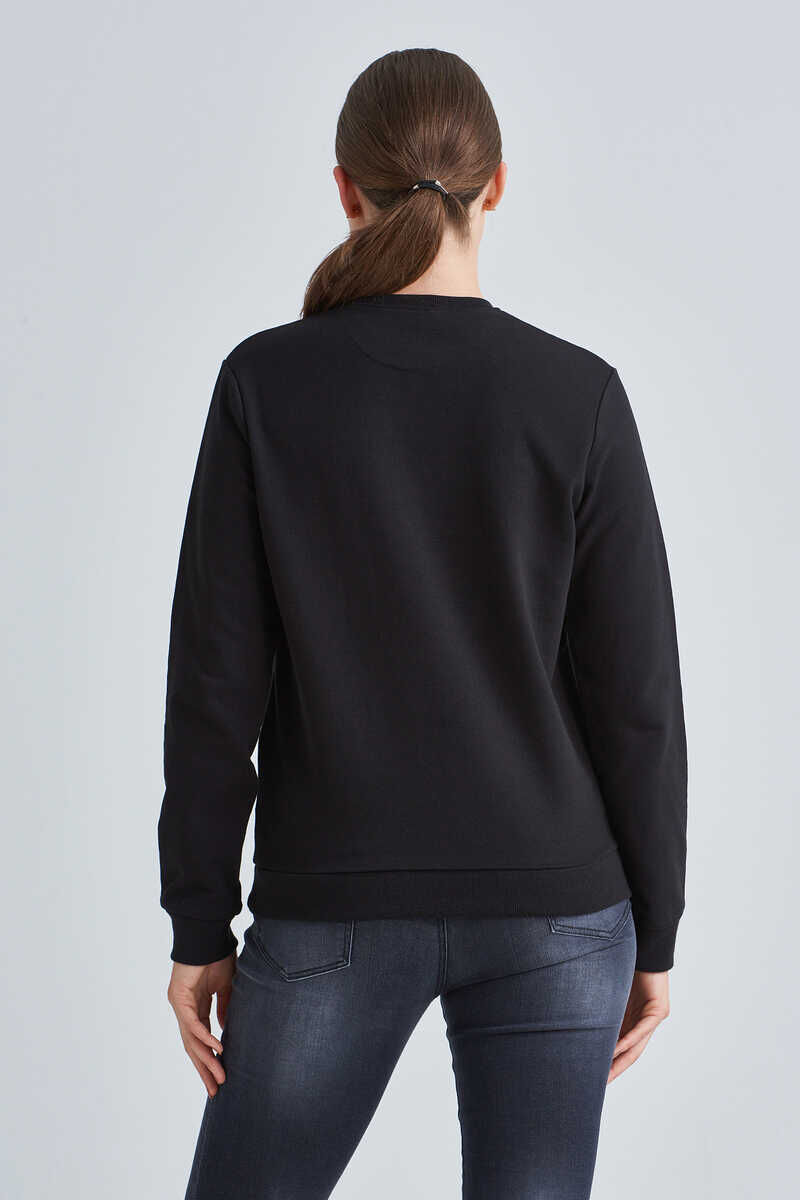 Love Moschino Kadın Logolu Sweatshirt - 4