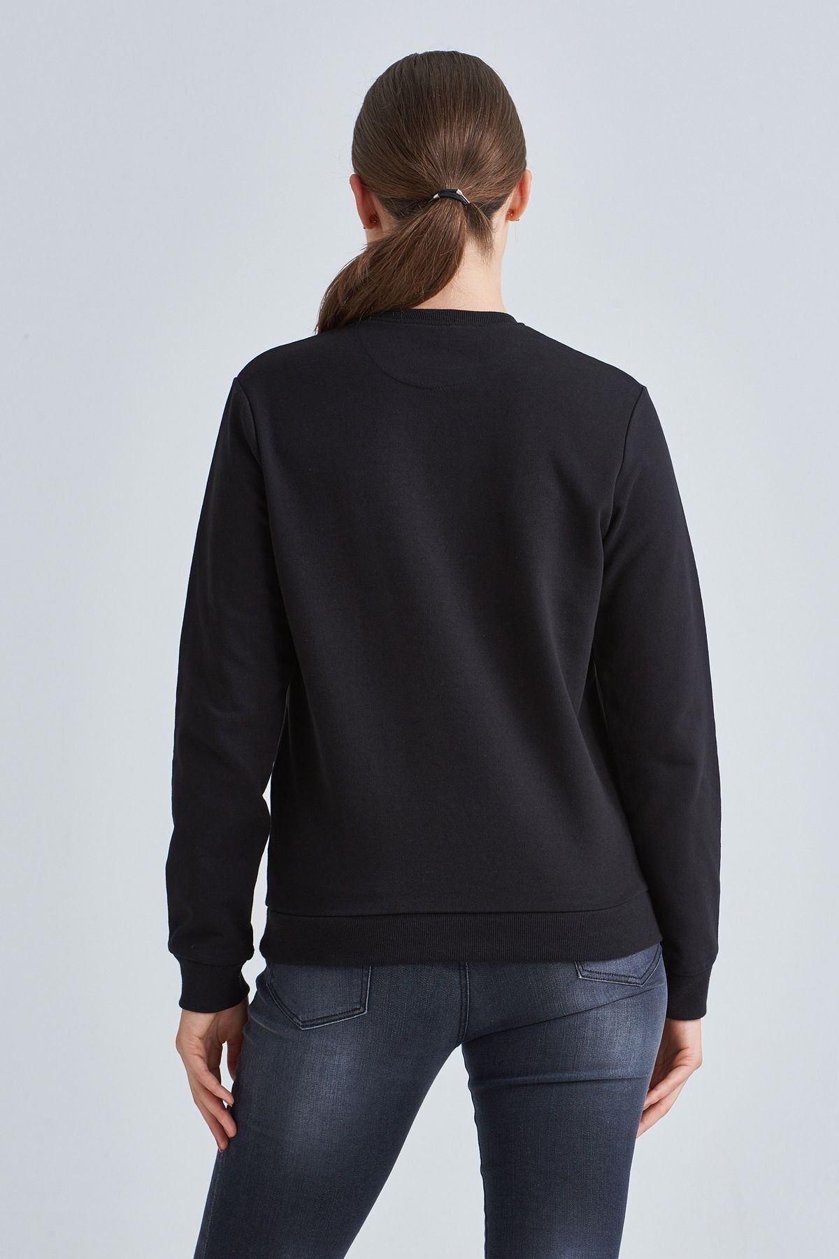 Love Moschino Kadın Logolu Sweatshirt - 8