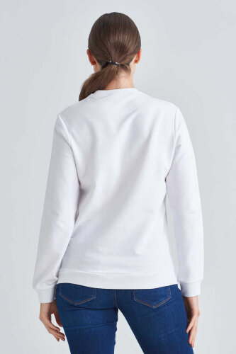 Love Moschino Kadın Logolu Sweatshirt - 4