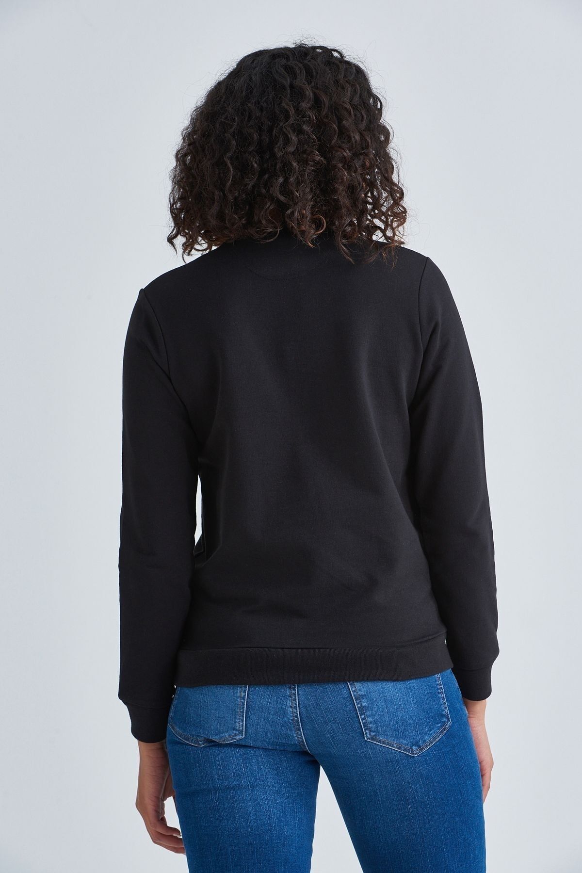 Love Moschino Kadın Logolu Sweatshirt - 8