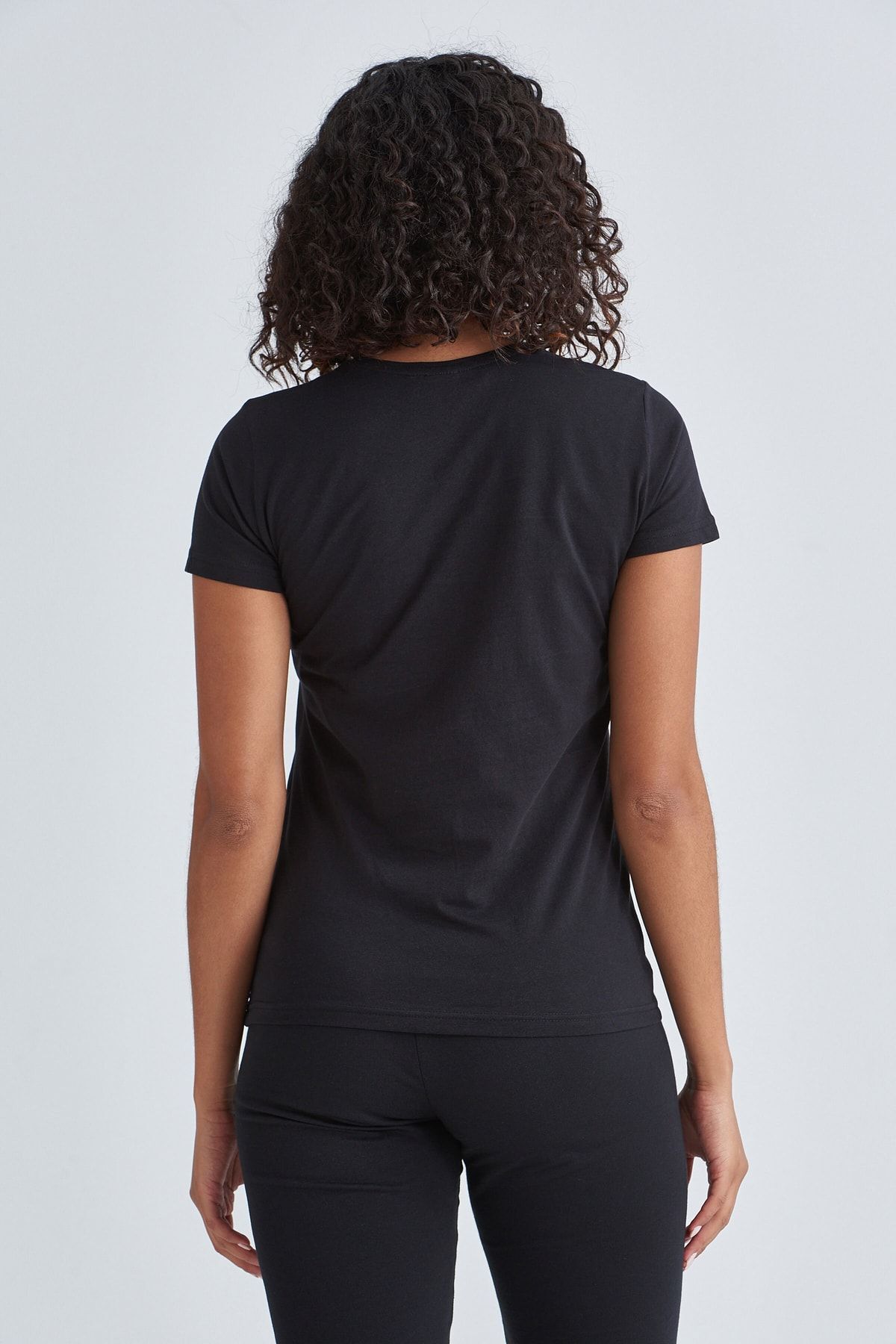 Love Moschino Kadın Logolu T-Shirt - 6