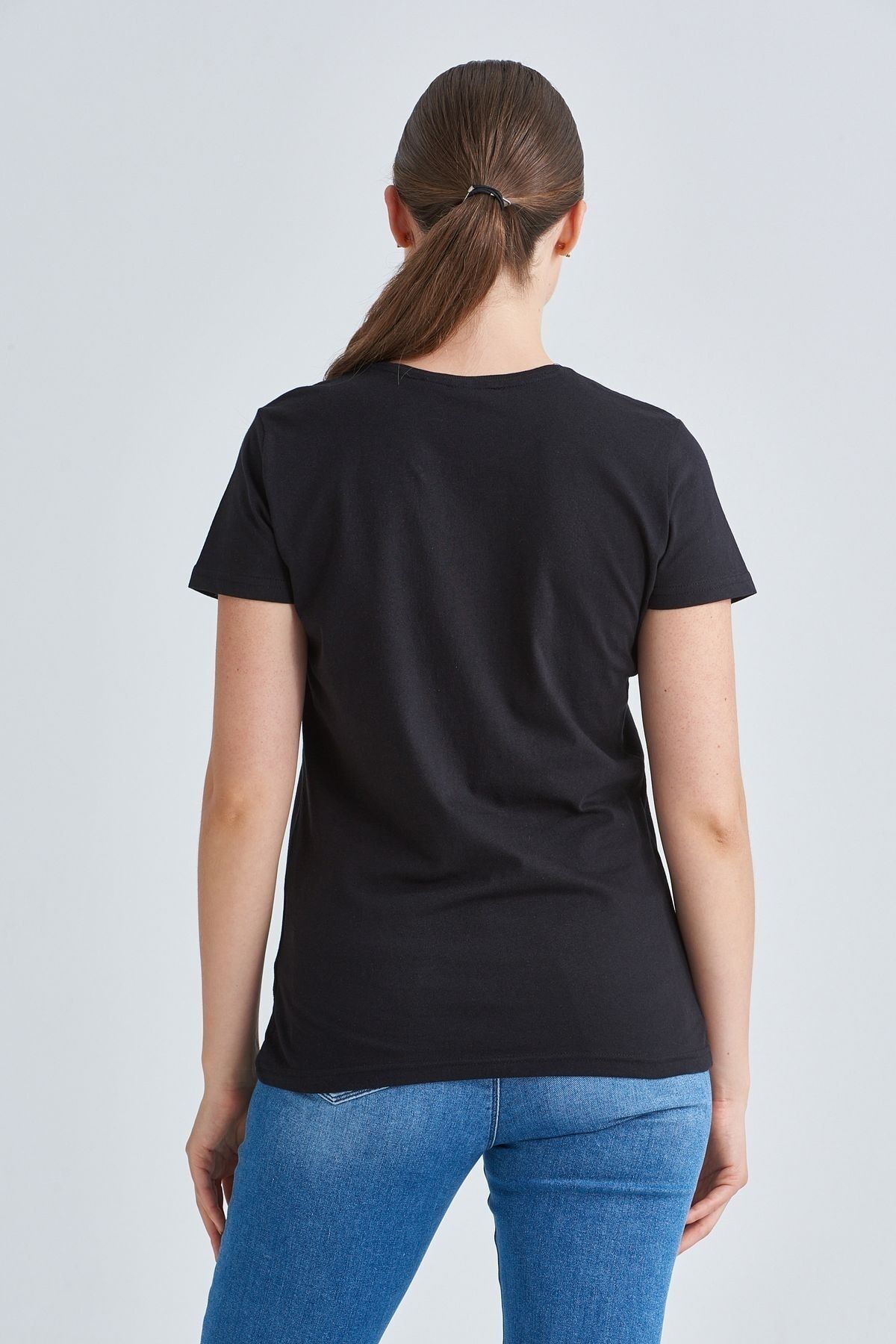 Love Moschino Kadın Yazılı T-Shirt - 8