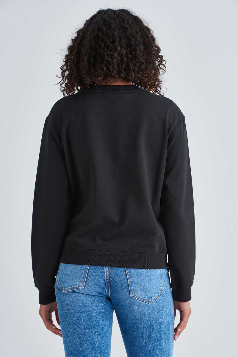 Love Moschino Kalp Baskılı Kadın Sweatshirt - 4