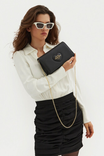 Love Moschino Logolu Kadın Kol Çantası - 2