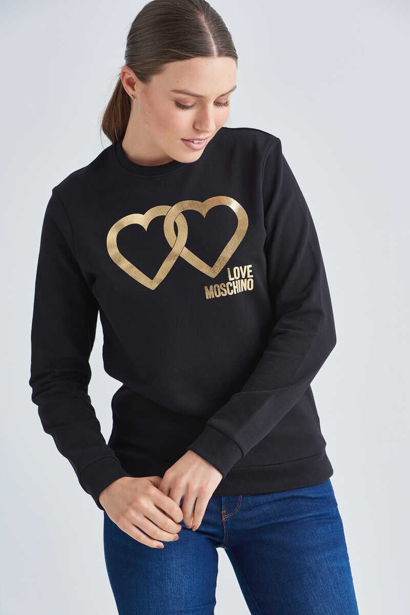 Love Moschino Logolu Kadın Sweatshirt - 1