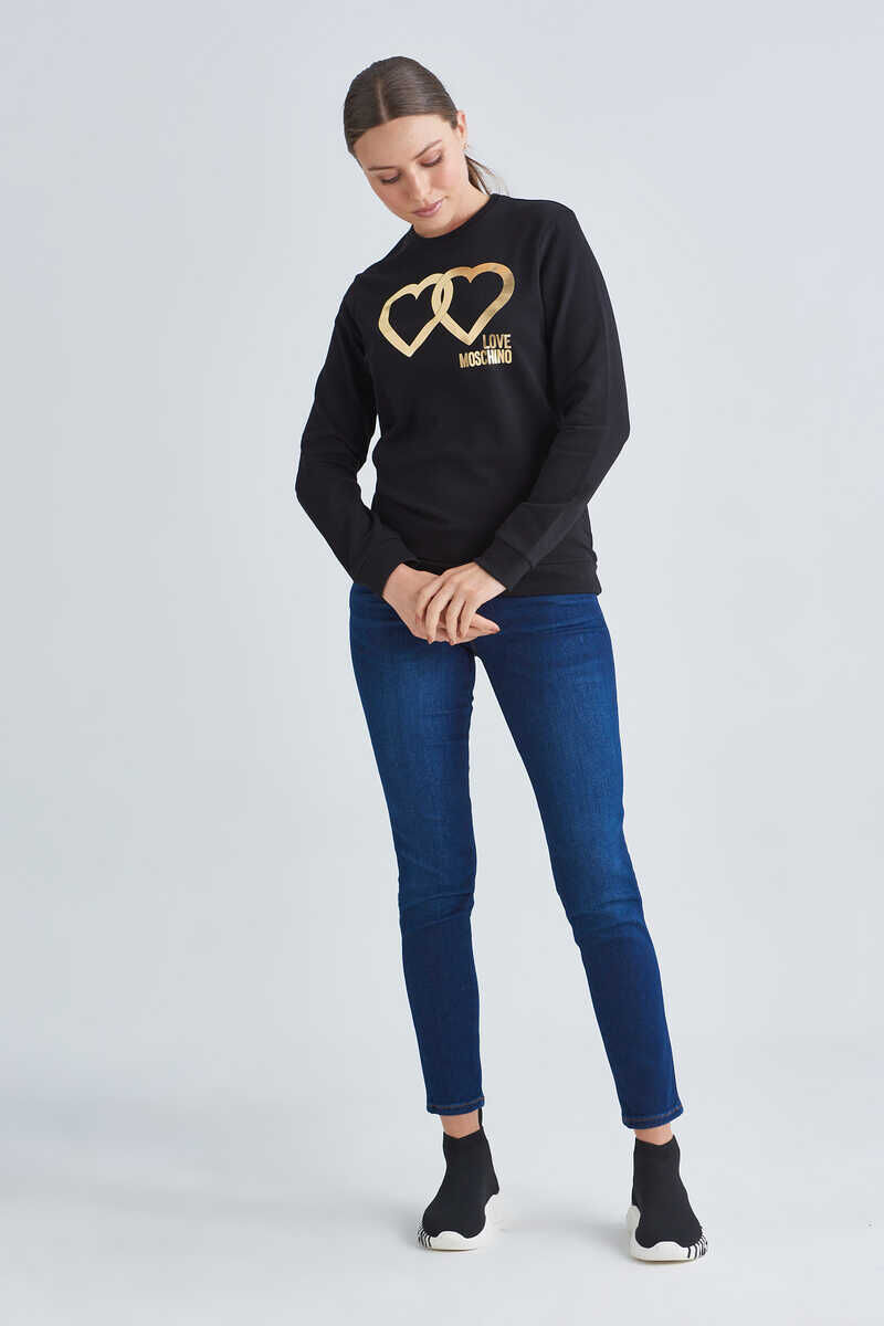 Love Moschino Logolu Kadın Sweatshirt - 2