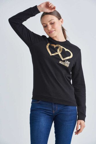 Love Moschino Logolu Kadın Sweatshirt - 3