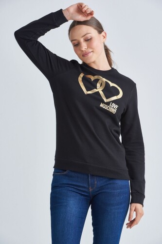 Love Moschino Logolu Kadın Sweatshirt - 7