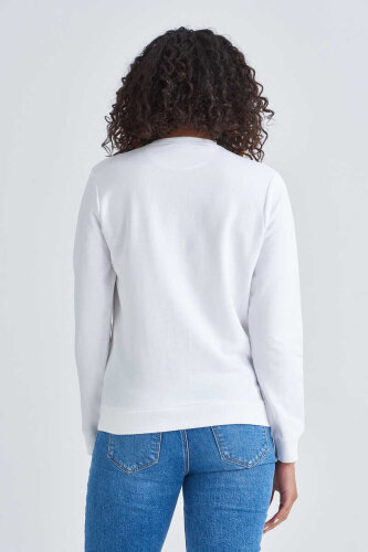 Love Moschino Logolu Kadın Sweatshirt - 4