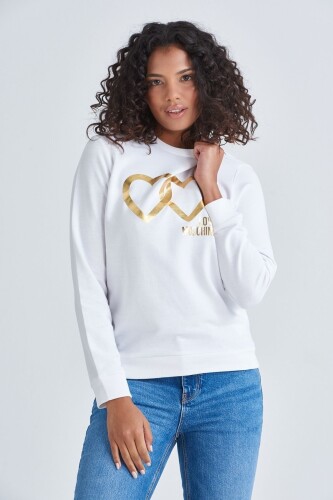 Love Moschino Logolu Kadın Sweatshirt - 5