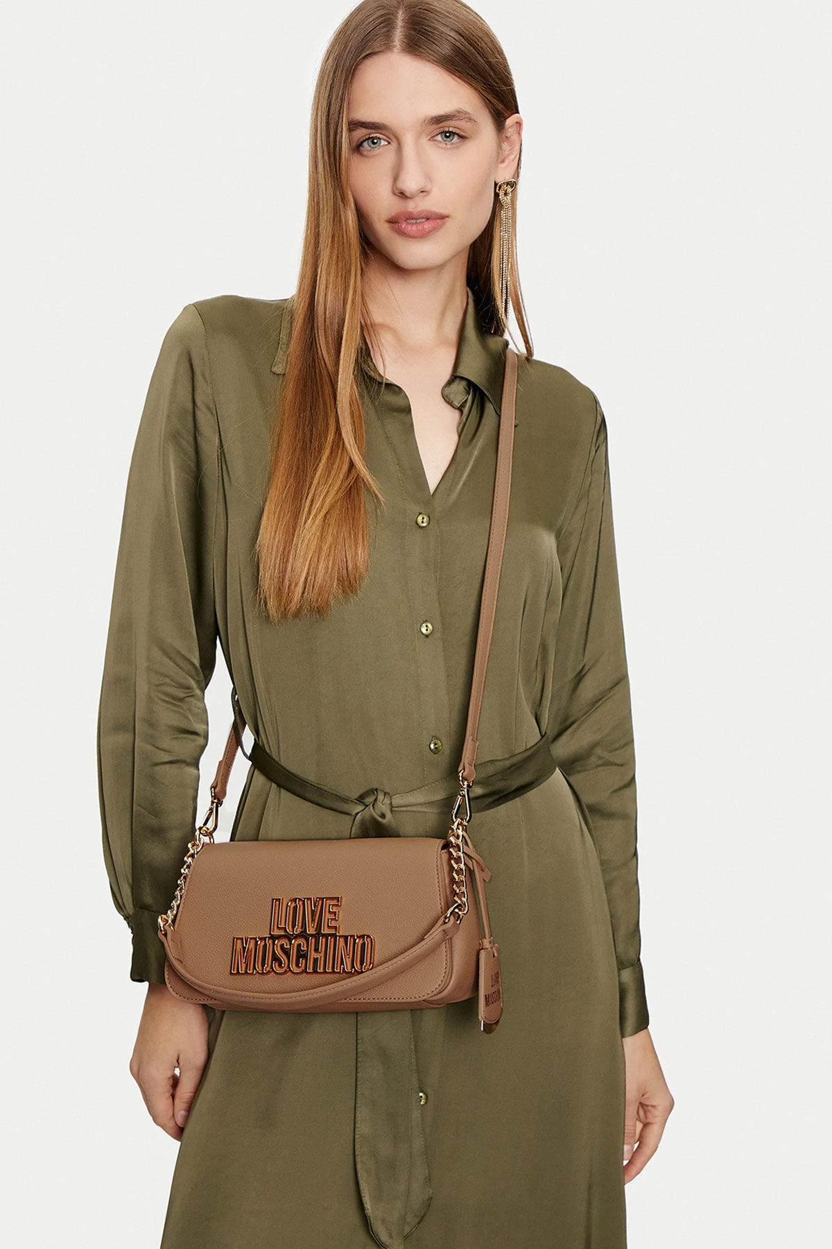 Love Moschino Omuz Asklı Logolu Kadın Çanta - 2