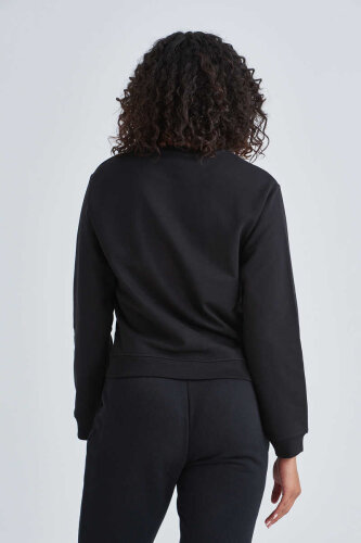 Love Moschino Renkli Basklı Kadın Sweatshirt - 3