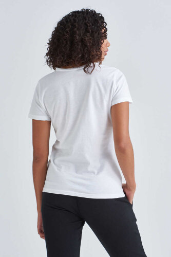 Love Moschino Yazılı Kadın T-Shirt - 4