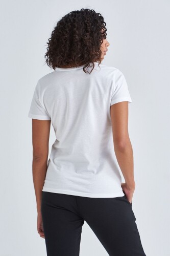 Love Moschino Yazılı Kadın T-Shirt - 8