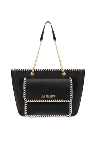 Love Moschino Zincir Detaylı Kadın Kol Çantası - Love Moschino