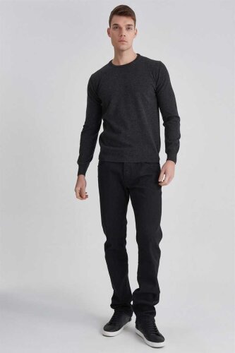 Manipur Erkek Bisiklet Yaka Kaşmir Kazak - 7