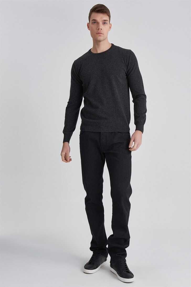 Manipur Erkek Bisiklet Yaka Kaşmir Kazak - 7