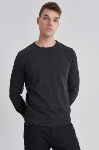 Manipur Erkek Bisiklet Yaka Kaşmir Kazak - 9