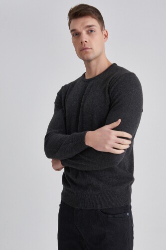 Manipur Erkek Bisiklet Yaka Kaşmir Kazak - 10