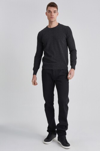 Manipur Erkek Bisiklet Yaka Kaşmir Kazak - 11