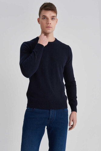 Manipur Erkek Bisiklet Yaka Kaşmir Kazak - 3