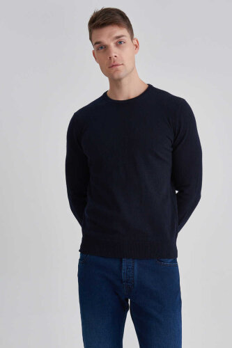 Manipur Erkek Bisiklet Yaka Kaşmir Kazak - Manipur