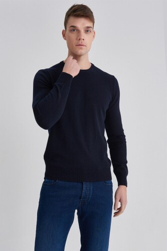 Manipur Erkek Bisiklet Yaka Kaşmir Kazak - 9