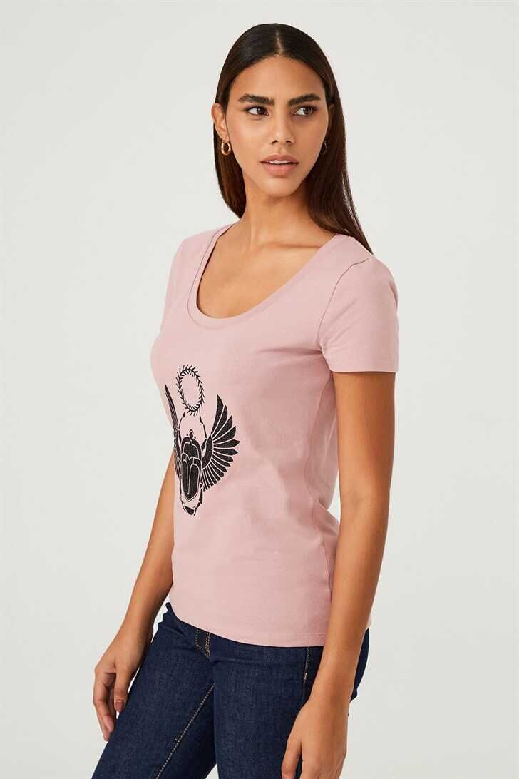 Melek Kanatlı Kadın T-Shirt - 4