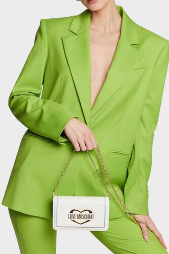 Moschino Logolu Kadın El Çantası - 5