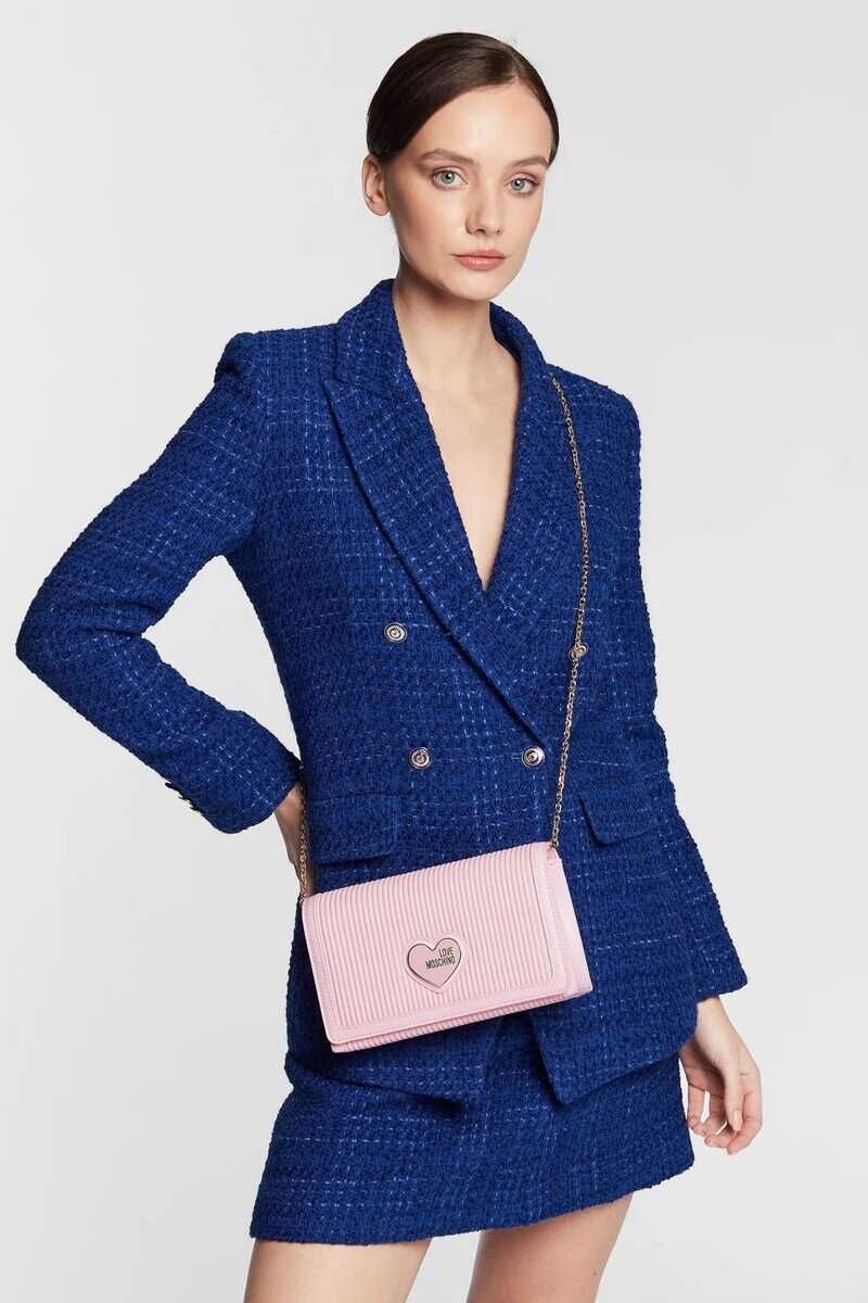 Moschino Logolu Kadın Kol Çantası - 5