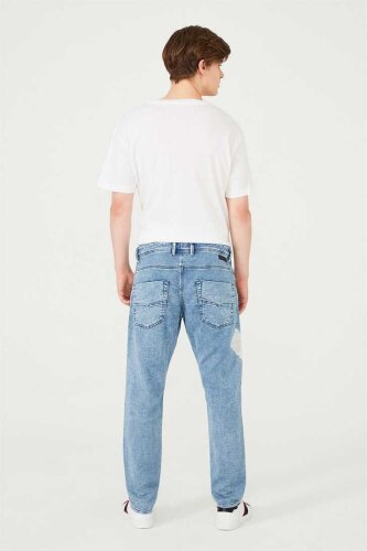 Normal Bel Normal Kesim Erkek Jean Pantolon - 6