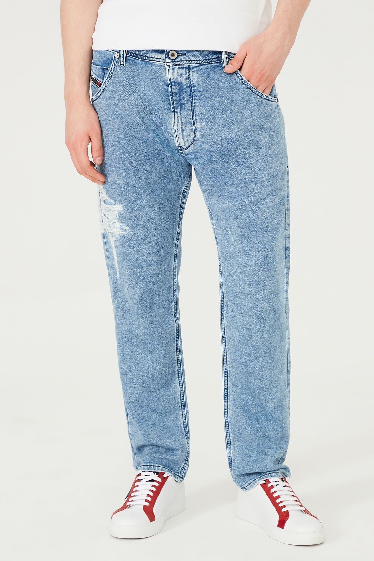 Normal Bel Normal Kesim Erkek Jean Pantolon - 12