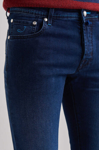 Normal Bel Normal Kesim Erkek Jeans - 3