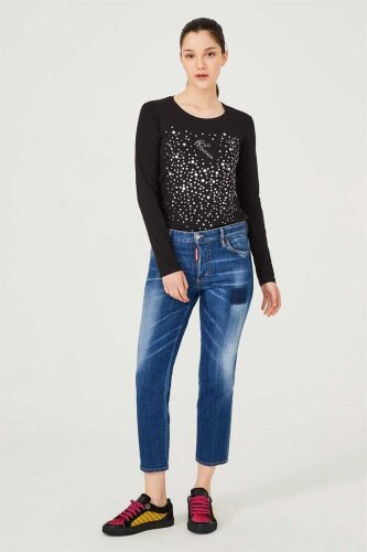 Normal Paça Kadın Jeans - 1