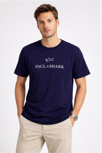 Paul&Shark Bisiklet Yaka Erkek T-Shirt - Paul&Shark