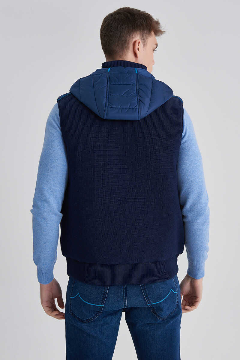 Paul&Shark Çift Taraflı Kapşonlu Yelek - 7