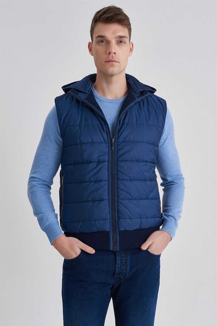 Paul&Shark Çift Taraflı Kapşonlu Yelek - 10