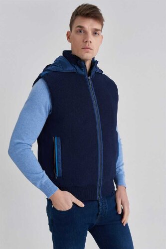 Paul&Shark Çift Taraflı Kapşonlu Yelek - 11