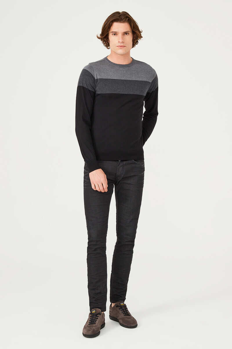 Paul&Shark Çizgili Erkek Triko Kazak - 1