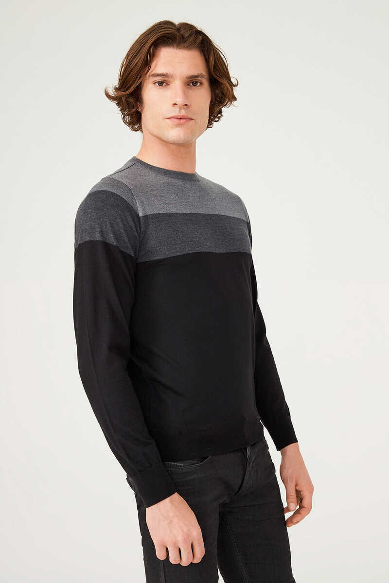 Paul&Shark Çizgili Erkek Triko Kazak - 3