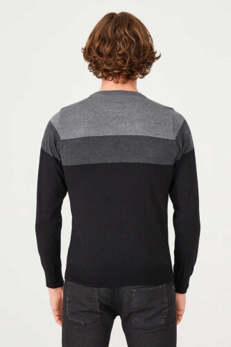 Paul&Shark Çizgili Erkek Triko Kazak - 4