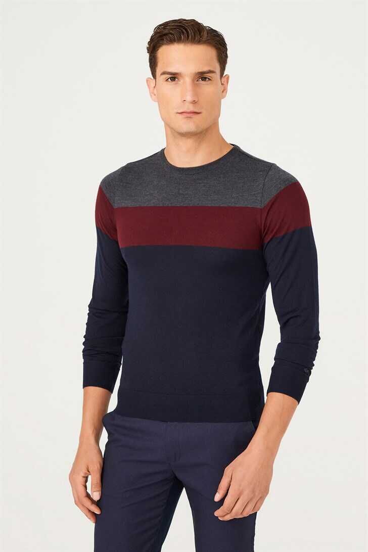 Paul&Shark Çizgili Erkek Triko Kazak - 1