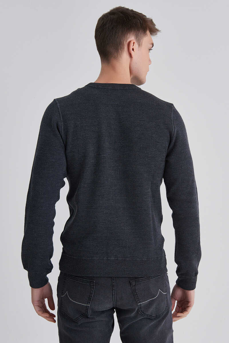 Paul&Shark Erkek Bisiklet Yaka Kazak - 4