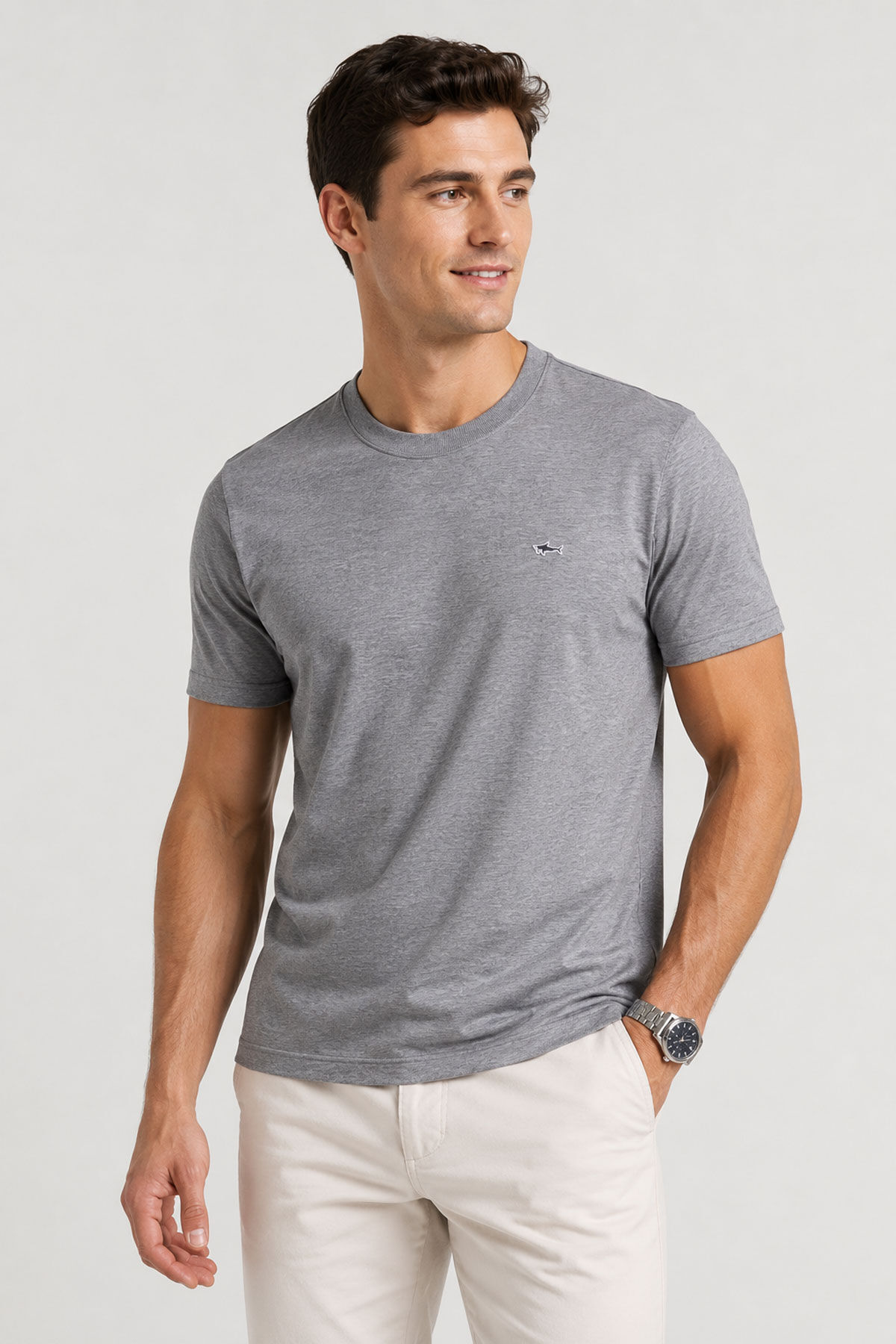 Paul&Shark Erkek Bisiklet Yaka T-Shirt - 1