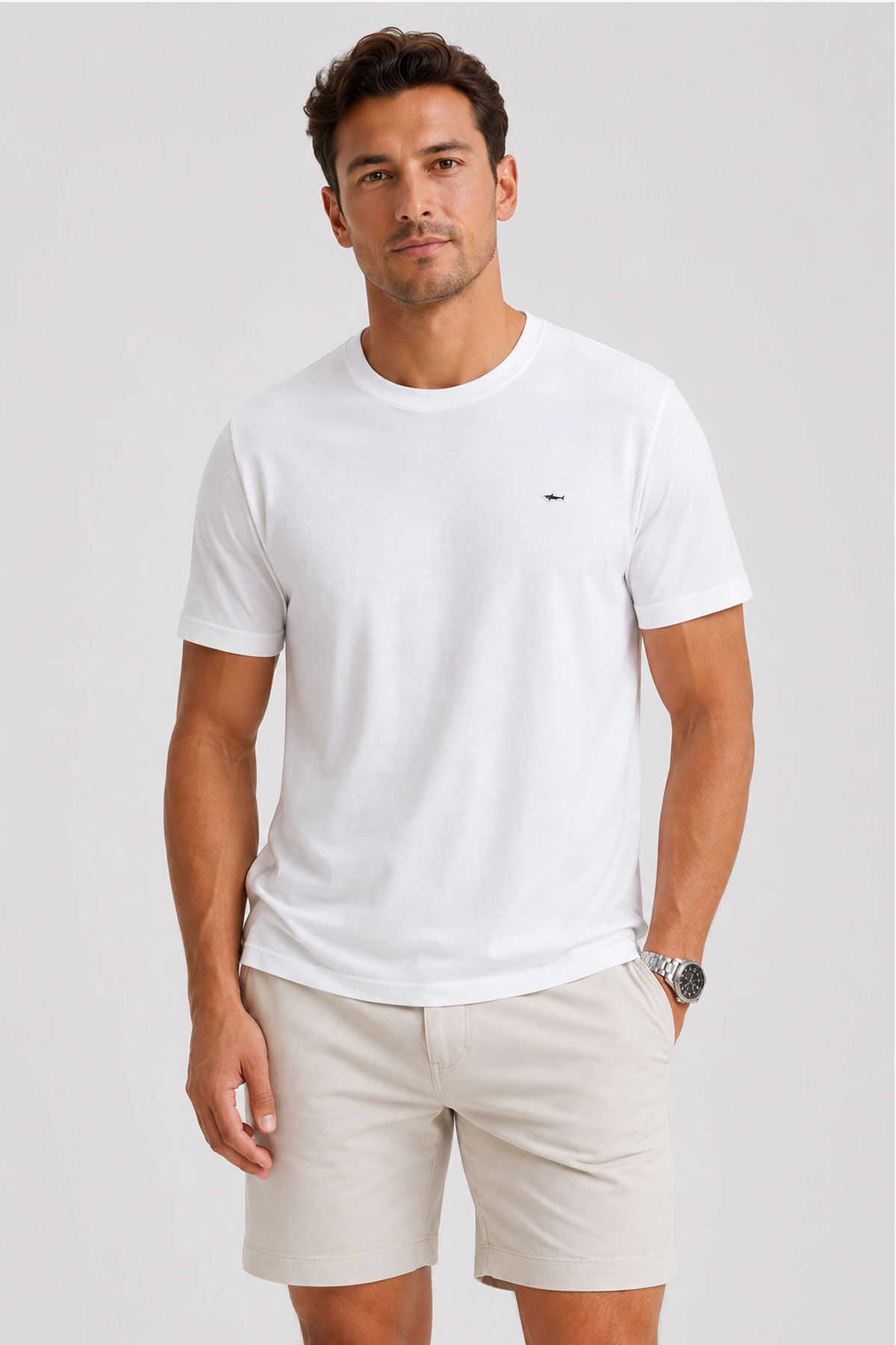 Paul&Shark Erkek Bisiklet Yaka T-Shirt - 1