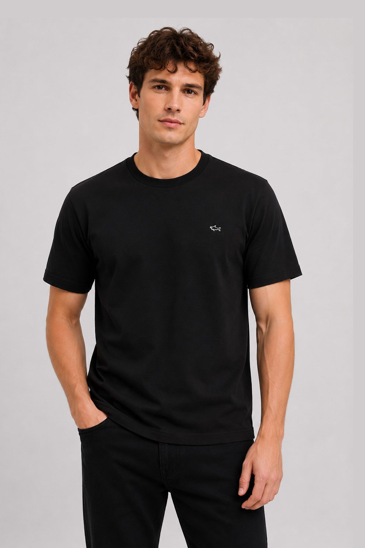 Paul&Shark Erkek Bisiklet Yaka T-Shirt - 1